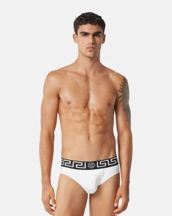 Slips | Versace Slip A Bordure Greca