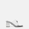 Sandales | Versace Alia Mules Transparentes 70 Mm