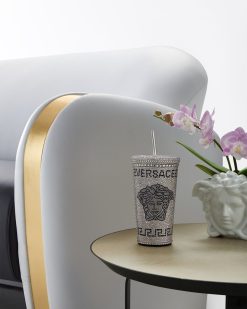 Voyages | Versace Mug De Voyage Medusa Avec Cristaux