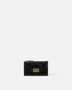 Portefeuilles | Versace Porte-Cartes Zippe Greca Goddess