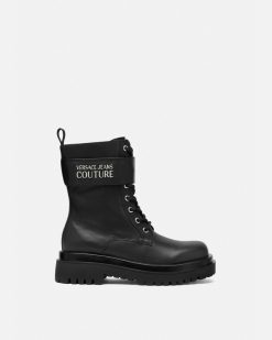 Chaussures | Versace Bottes Drew Avec Logo