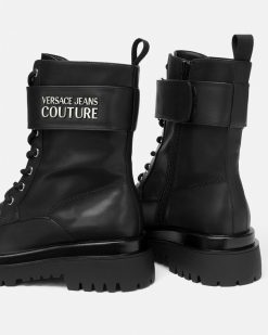 Chaussures | Versace Bottes Drew Avec Logo